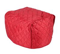 Kueohse Couvercle Anti-PoussièRe pour Appareils MéNagers en Polyester avec Grille-Pain et Grille-Pain MatelasséS (Rouge)