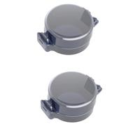 Kueohse Couvercle de Verrouillage de Sécurité pour Enfants 2 Pack, Couvercle Bouton de Porte à L'Étranger, Verrouillage de Pêne Dormant de Sécurité de Porte avec Fonction de Protection Noire