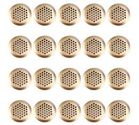 Kueohse Couvercle Décoratif de Ventilation et de Dissipation de Chaleur Circulaire à Double Face pour Armoires, Meubles à Chaussures, Etc.