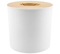 Kueohse Couvercle rond rouleau de papier mouchoirs tube ménage amovible mini boîte à mouchoirs