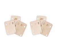 Kueohse Couvre-Cou de Guitare 6 Pièces, en Érable, Protège-Cou de Guitare pour Manche Vissé