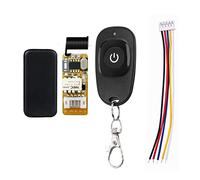 Kueohse DC3.5-12V Mini Relais Commutateur de TéLéCommande 433Mhz Contact NO COM NC Bouton D'Apprentissage Commutateur de TéLéCommande Sans