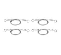 Kueohse de Suspension Réglable 4 Pièces Kit de Cadre de Miroir 2M X1.5Mm Câble Métallique en Acier Inoxydable Robuste