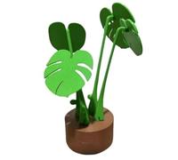 Kueohse Dessous de Verre Monstera avec Plantes Antidérapantes, Ensemble de Dessous de Verre Monstera, Dessous de Verre avec Plantes à Feuilles Tropicales, Décoration de,