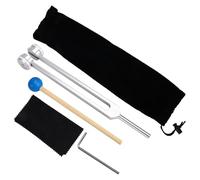 Kueohse Diapason avec étui en silicone pour marteau de guérison, instrument de musique, thérapie sonore 68,05 Hz