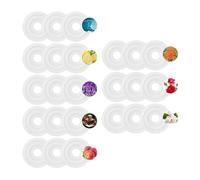 Kueohse Disque de Parfum de Remplacement pour Seau Chauffant à Serviettes 8 Parfums 24 Pièces Tampons Parfumés Comprimés Aromatiques