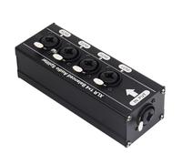 Kueohse Distributeur Audio 6.5TS Balanced XLR 1 in 4 Out Prend en Charge L'Expanseur de Séparation Audio Numérique et Analogique