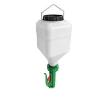 Kueohse Distributeur de Sauces Suspendu 5,5 L, Distributeur de Condiments à Presser pour Moutarde, Salade, Ketchup, Mayonnaise, Vert