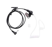 Kueohse Droit Oreillette tube acoustique flexible transparent 3,5 mm Casque mono Jack pour talkie-walkie
