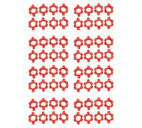 Kueohse Écrou D'Haltère 64Pièces Séries, Écrou de Tige D'Haltère, Colliers pour Barres D'Haltères Longs Accessoires de Sport de Formation