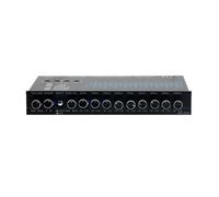 Kueohse Égaliseur 9 Bandes Haute Performance 9 Bandes D'Égalisation 12 V DC pour Bateau RV Voiture Métal avec Entrée CD AUX Sortie Puce