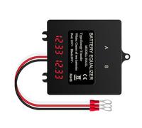 Kueohse Égaliseur de Batterie Intelligent Battery Balancer pour Batteries au Plomb-Acide et Lithium 24V. Outil Électronique Numérique 2X12V.