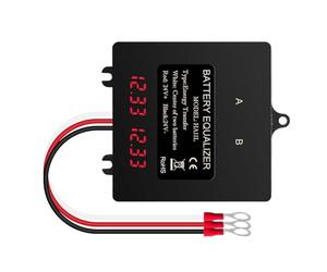 Kueohse Égaliseur de Batterie Intelligent Battery Balancer pour Batteries au Plomb-Acide et Lithium 24V. Outil Électronique Numérique 2X12V.