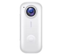 Kueohse Enregistreur Vidéo Vlog 1080P HD Caméra Sportive Magnétique à Pouce Caméra d'action de Poche Étanche Caméra WiFi Enregistreur Blanche