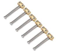 Kueohse Ensemble de 6 en Laiton pour Pont Compensé pour Guitare, Pièces de Rechange pour Guitare