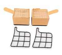 Kueohse Ensemble De Filtres 2 Filtres De Protection du Moteur (Filtres du Moteur) + 2 Filtres Hepa (Micro)/Microfiltre/Hepafiltre Apte À Kobold Vk 135, 136, Vk135, Vk136