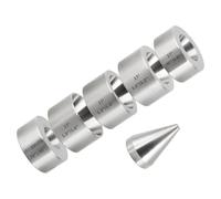 Kueohse Ensemble de Matrices de Réduction Pliantes en Acier Inoxydable Stabilisateur à 17 Degrés, Outil de Fabrication de Bagues Coniques Pliantes en Cinq Pièces.