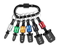 Kueohse Ensemble de Réparation de D'Outil de Sertissage de 12 Pièces avec Porte-Embout, Outil de Sertissage D'Extenseur de Tube de Cuivre de Climatiseur