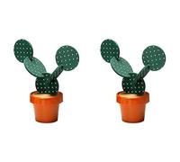Kueohse Ensemble de sous-Verres Cactus pour, 12 Pièces, sous-Verres Amusants, Cadeau Cactus avec Support de Pot de Fleurs, pour Maison, Bureau, la Décoration de Bar