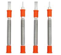 Kueohse Ensemble D'Outils à Ressort 4 Pièces avec Burin 5/16 Pouce et Poinçon Central 1/8 Pouce, Ensemble de Retrait de Rivet à Ressort pour Bois