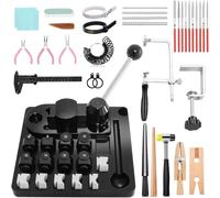 Kueohse Ensemble D'Outils de Cintrage D'Anneaux avec pour la Fabrication de Cuillères, Fonctionnalité pour Cuillère, Cintrage D'Anneaux Multi-Fonctionnel Robuste, Machine pour Créateurs DIY.