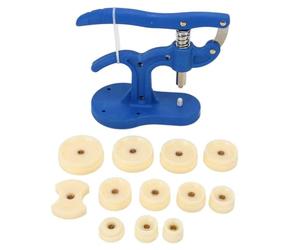 Kueohse Ensemble D'Outils de Presse de Montre 12 Pièces pour Éviter Les Glissements,Matrices de, Ferme-Boîtier de Montre, Kit D'Outils de Réparation de Montre pour Horloger