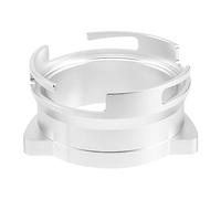 Kueohse Entonnoir de Dosage D'Espresso, Entonnoir de Dosage de Café en MéTal D'Aluminium Compatible pour Le Porte-Filtre de 54 Mm - Argent