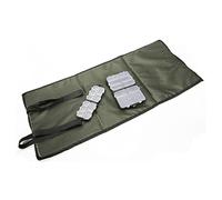 Kueohse Éponge de Poisson Pliante à 3 Couches Coussin de Protection de Coussin de Siège Multi-Usages + Boîte de Rangement pour la Pêche à la Carpe Kits de Tapis de Pêche à la Carpe Pliables