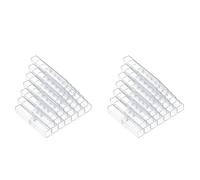 Kueohse ÉTui en Plastique Transparent pour Stylos en Acrylique, Boîtes à Crayons Vides Cadeaux Boîtes à Crayons en Plastique Transparentes pour Stylos en Plastique (80 Pièces)
