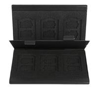 Kueohse Étui Rigide en Alliage D'Aluminium pour Cartes SD, Double Couche, Capacité de Stockage Pouvant Contenir 6 Cartes SD et 12 Cartes TF