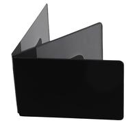 Kueohse Étui ultra fin en métal pour permis de conduire pour cartes de crédit ou cartes de crédit (noir)