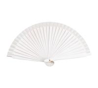 Kueohse Éventail Pliant en Bois Pur, Ornements pour, Spectacles de Danse Classique Moderne, Éventail à Main, Artisanat d'art E