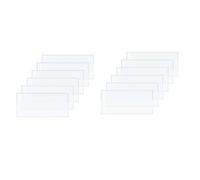 Kueohse Film de Remplacement pour Sablage 6 Pièces, Couverture de Lentille de Cabinet de Sablage Abrasive en Polyester 23 X 11 Pouces B
