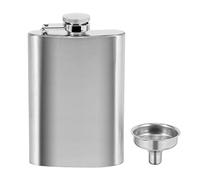 Kueohse Flacon de Hanche avec Entonnoir, Flacon de Whisky en Acier Inoxydable de 4 Oz 100% éTanche, Flacon de Poche Portable pour Alcool pour