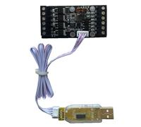 Kueohse FX1N-10MT PLC Carte de Commande Industrielle Sortie Transistor 6 Entrées 4 Sorties Alimentation DC10-28V avec Câble de Programme