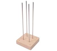 Kueohse Gabarit pour Nœuds de Poing de Singe - Outil de Bricolage en Bois avec Base pour la Création de Cordes, Porte-Clés et Décorations