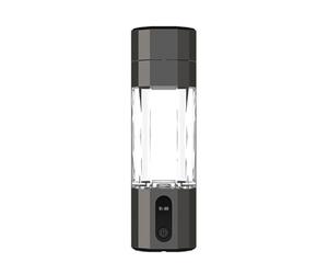 Kueohse Générateur d'hydrogène d'électrolyse PEM, écran 8000PPB, bouteille d'eau hydrogène rechargeable portable, installation facile, facile à utiliser, noir