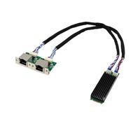 Kueohse Gigabit 2.5G de Qualité Industrielle M.2 B+ M Carte Réseau à Double Port I226-T2