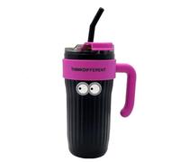 Kueohse Grande Tasse à Café Gobelet Tasse à Vide Bouteille de Voiture Tasse de Boisson Glacée en Acier Inoxydable Tasse Isolée de Sport en Plein Air, Facile à Utiliser de Haute Qualité A