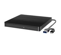 Kueohse Graveur de CD/DVD Externe USB3.0 Lecteur de CD/DVD Type-C Disque Dur Optique pour PC Portable Bureau