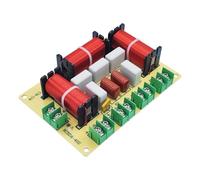 Kueohse Haut-parleur audio crossover 4 voies 200 W - Double basse + médium + tweeter - Séparateur de fréquence - Crossover KTV professionnel