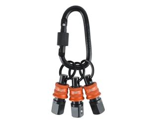 Kueohse hocs et Accessoires pour Boîte à Outils : Porte-Clés Porte-Douilles 1/2 Po, 3 Pièces avec Clip à Dégagement et Organiseur de Douilles
