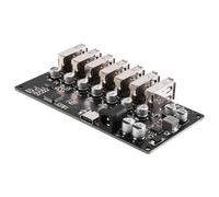 Kueohse HUB Splitter 9-24V Plug and Play Reconnaissance Intelligente Module de Répartition USB à Ports Noir