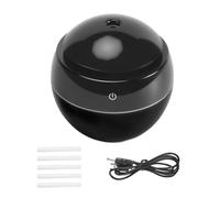 Kueohse Humidificateur d'air Portable Diffuseur D'ArôMes USB à Ultrasons LED Veilleuse éLectrique Diffuseur D'Huiles Essentielles AromathéRapie Noir