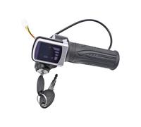 Kueohse Indicateur de Puissance 36V pour Poignée D'Accélérateur de Scooter Électrique avec Serrure à Clé pour Vélos Électriques et Motos