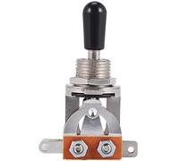 Kueohse Interrupteur à bascule pour guitare électrique, noir, 3 voies (rythm treble)