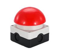 Kueohse Interrupteur de Pédale D'Arrêt D'Urgence 1NO + 1NC Bouton-Poussoir Champignon Interrupteur de Pied Manuel FAK-S/KC11/I Interrupteur de Paume de Pied