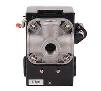 Kueohse Interrupteur de pression d'air Compresseur 140-175 Psi 4 Raccordement lourd obligatoire 26 A Noir