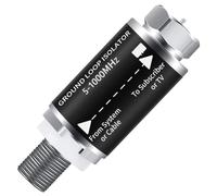 Kueohse Isolateur de Boucle de Masse pour Audio TV par Câble, Transformateur D'Isolation TV/Éliminateur de Bruit