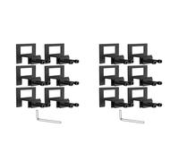 Kueohse Joints de Antidérapants pour Cadre de Lit, 12 Pièces de Support de en Place, Déflecteur Antidérapant Adapté au Métal